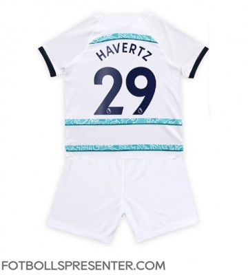 Chelsea Kai Havertz #29 Bortatröja Barn 2022-23 Kortärmad (+ korta byxor)